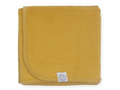 Jollein pledas lopšiui Mustard 100x150 1 Jollein pledas lopšiui Mustard 100x150 1