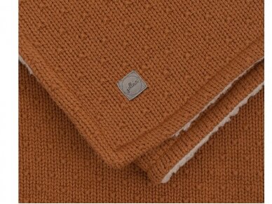 Jollein Pledas Teddy Bliss Knit Caramele 75x100 cm. 1 Jollein Pledas Teddy Bliss Knit Caramele 75x100 cm. 1