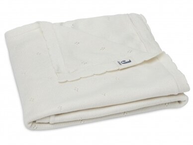 Jollein Pointelle pledas 100x150 cm Ivory Jollein Pointelle pledas 100x150 cm Ivory