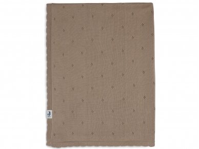 Jollein Pointelle pledas 100x150 cm Biscuit 2 Jollein Pointelle pledas 100x150 cm Biscuit 2