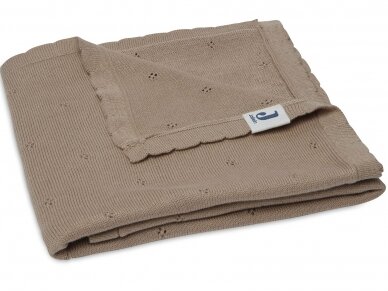 Jollein Pointelle pledas 100x150 cm Biscuit Jollein Pointelle pledas 100x150 cm Biscuit