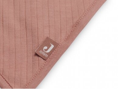 Jollein seilinukas Bib Bandana Basic Stripe Rose Wood 2 vnt. 3 Jollein seilinukas Bib Bandana Basic Stripe Rose Wood 2 vnt. 3