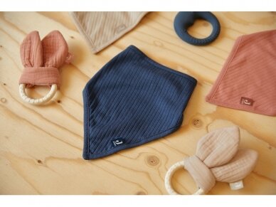 Jollein Нагрудник Bib Bandana Basic Stripe Jeans Blue  2 шт 6
