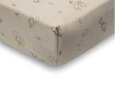 Fitted Sheet Jersey 40/50x80/90cm Woolly 1 Fitted Sheet Jersey 40/50x80/90cm Woolly 1