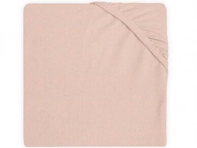 Jollein trikotažinė paklodė su guma Jersey Pale Pink 40x80 Jollein trikotažinė paklodė su guma Jersey Pale Pink 40x80
