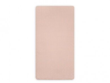 Jollein trikotažinė paklodė su guma Jersey Pale Pink 60x120 2