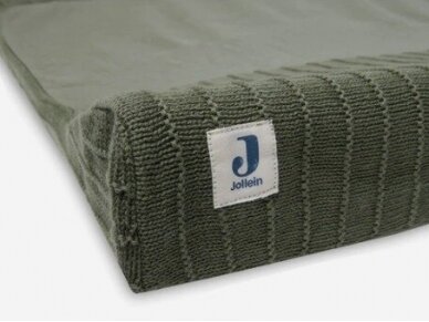 Чехол для пеленального столика Jollein Pure Knit 50x70cm Leaf Green 2