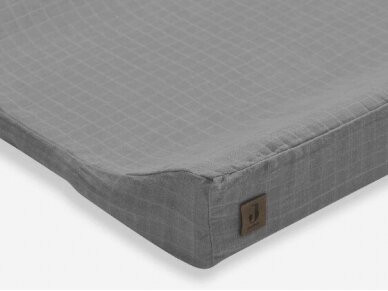 Changing mat cover Wrinkled 50x70cm Storm grey 2