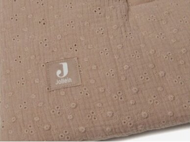 Jollein žaidimų kilimėlis Embroidery 75x95cm Biscuit 3