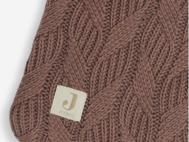 Jollein žaidimų kilimėlis Spring Knit 80x100cm Chestnut 2 Jollein žaidimų kilimėlis Spring Knit 80x100cm Chestnut 2