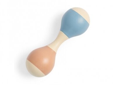 Деревянная игрушка-погремушка Jollein Maracas Blue Деревянная игрушка-погремушка Jollein Maracas Blue