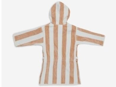 Bathrobe 3-4 years Stripe Terry Biscuit GOTS 1 Bathrobe 3-4 years Stripe Terry Biscuit GOTS 1