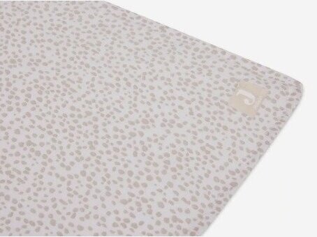 Jollein medvilnės merliukai 115x115cm Dotted Nougat GOTS 1 Jollein medvilnės merliukai 115x115cm Dotted Nougat GOTS 1