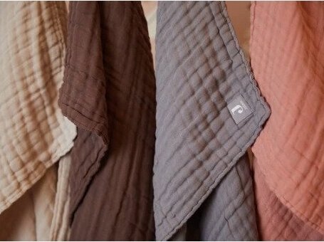 Jollein pledas Wrinkled 120x120cm Storm Grey 3 Jollein pledas Wrinkled 120x120cm Storm Grey 3