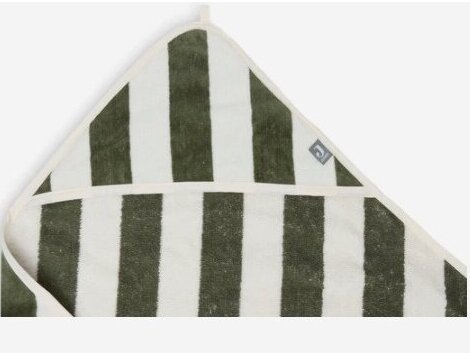 Jollein kilpinis rankšluostis su gobtuvu Leaf Green GOTS 75x75 cm 3 Jollein kilpinis rankšluostis su gobtuvu Leaf Green GOTS 75x75 cm 3