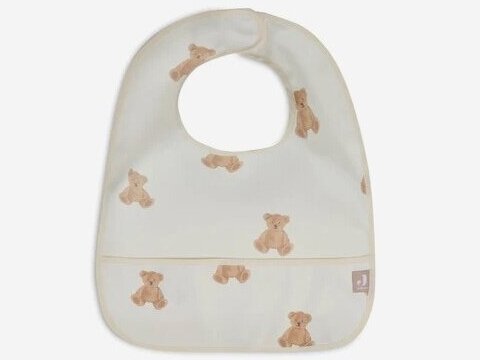 Jollein neperšlampamas seilinukas Bib su kišene Teddy Bear 2vnt 1
