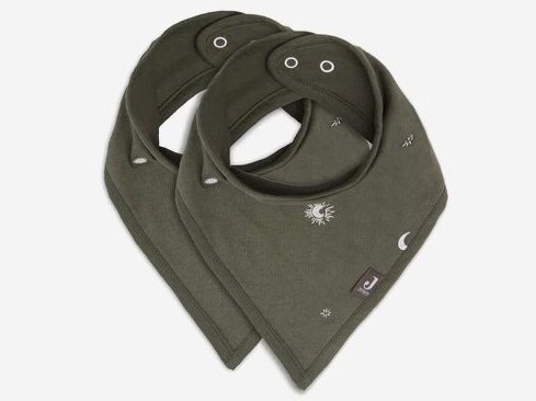 Bibs Bandana - Stargaze Leaf Green 2 Pack Bibs Bandana - Stargaze Leaf Green 2 Pack