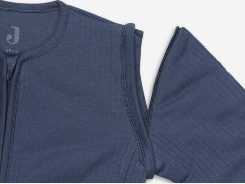 Jollein kūdikio miegmaišis su nusegamomis rankovėmis Basic Stripe Jeans Blue 90 cm 4 Jollein kūdikio miegmaišis su nusegamomis rankovėmis Basic Stripe Jeans Blue 90 cm 4
