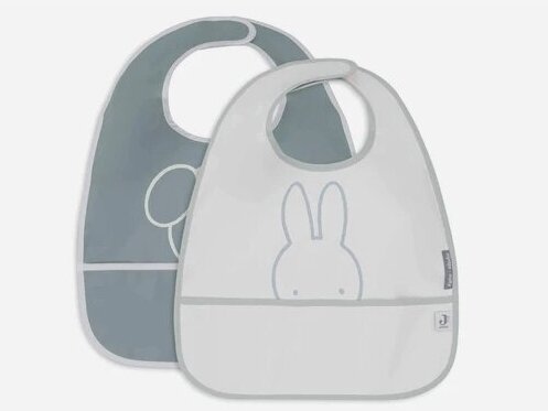 Bib Waterproof Miffy Peekaboo Sea Green 2vnt. Bib Waterproof Miffy Peekaboo Sea Green 2vnt.