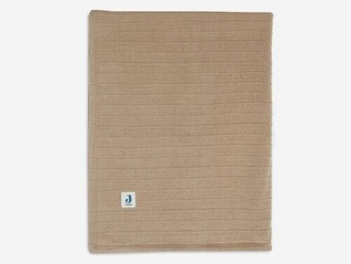 Jollein megztas pledas Pure Knit 100x150 cm Biscuit Velvet GOTS 1