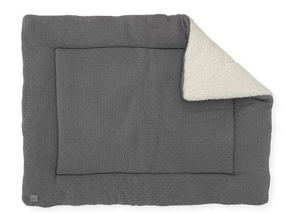 Jollein žaidimų kilimėlis Bliss Knit 80x100cm. Storm Grey
