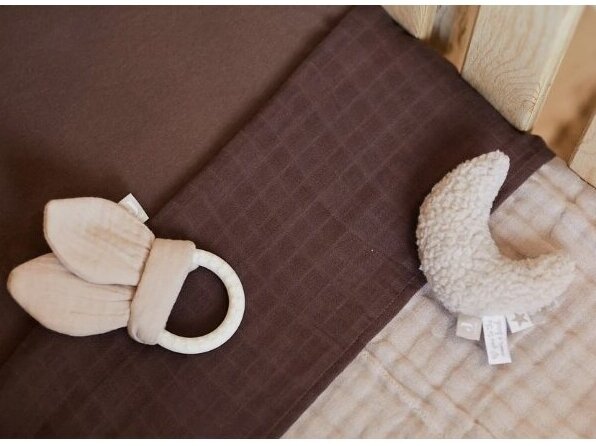 Jollein Rattle Moon Nougat 1 Jollein Rattle Moon Nougat 1