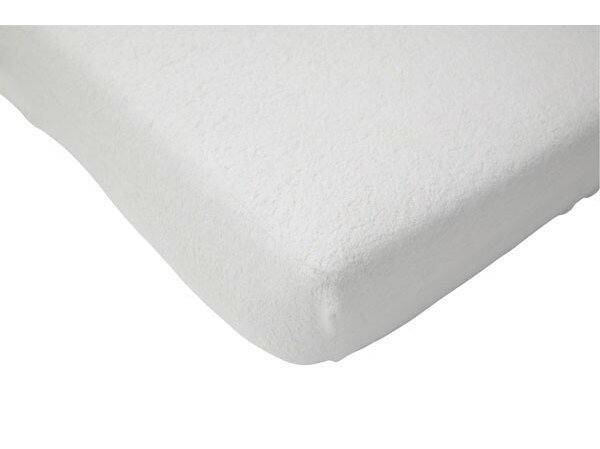 Jollein flanelinė paklodė su guma Molton White 60x120 1 Jollein flanelinė paklodė su guma Molton White 60x120 1