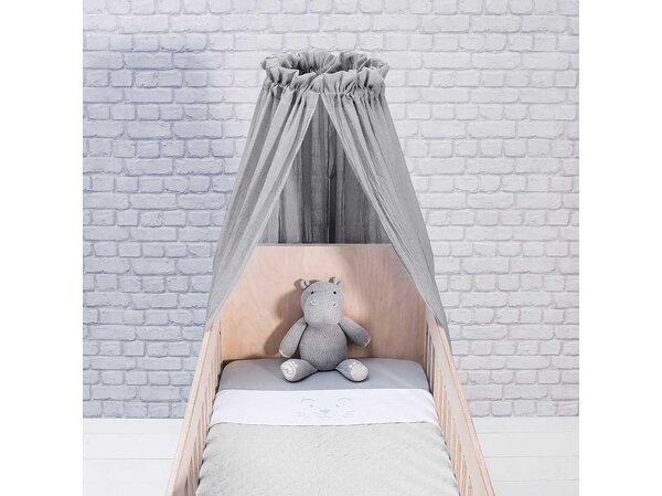 Трикотажная простыня Jollein на резинке Soft Grey 70x140 1