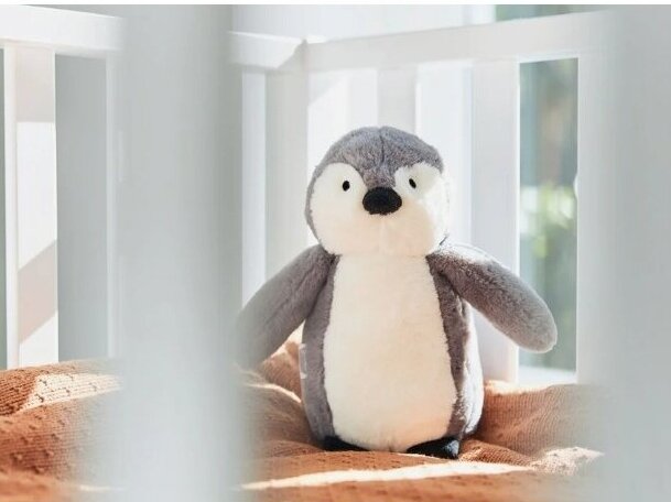 Jollein minkštas žaislas Penguin Storm Grey 2 Jollein minkštas žaislas Penguin Storm Grey 2