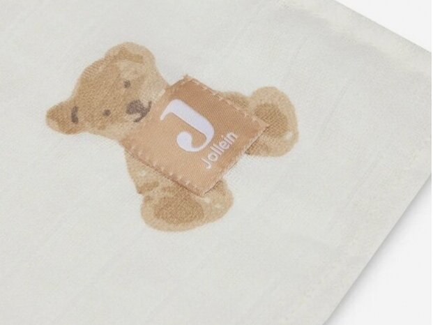 Muslin diapers Hydrophil 115x115cm Teddy Bear 2 pieces 2
