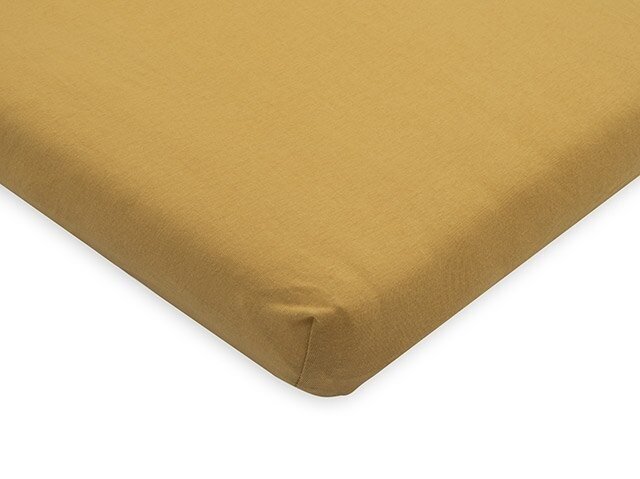 Jollein trikotažinė paklodė 80x40 Mustard 1 Jollein trikotažinė paklodė 80x40 Mustard 1