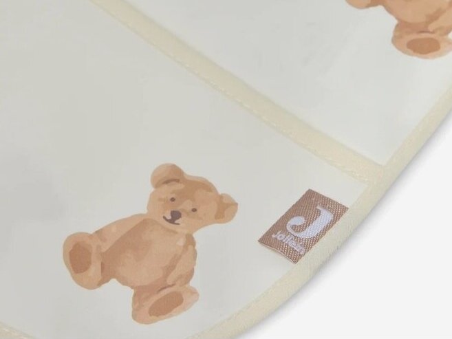 Jollein seilinukas su rankovėmis, nepralaidus vandeniui Teddy Bear 2 Jollein seilinukas su rankovėmis, nepralaidus vandeniui Teddy Bear 2