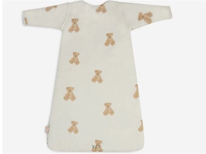 Jollein kūdikio miegmaišis su nusegamomis rankovėmis Teddy Bear 70cm 1 Jollein kūdikio miegmaišis su nusegamomis rankovėmis Teddy Bear 70cm 1