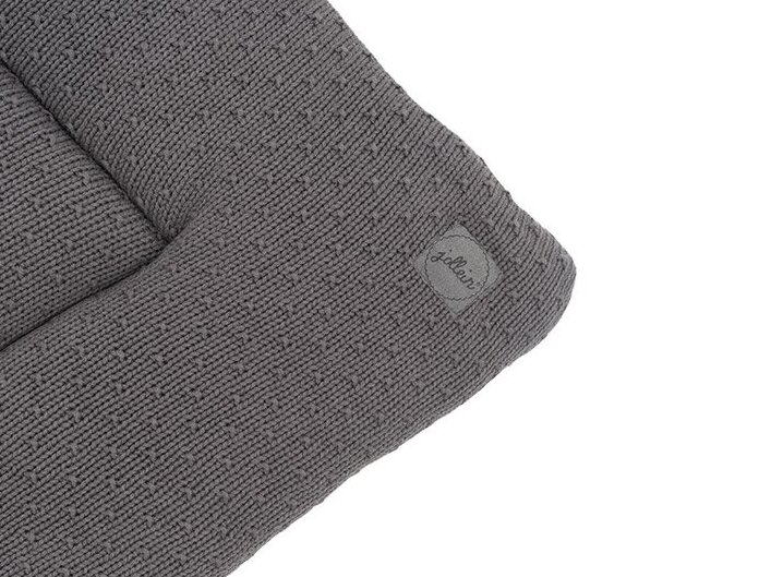 Jollein žaidimų kilimėlis Bliss Knit 80x100cm. Storm Grey 2 Jollein žaidimų kilimėlis Bliss Knit 80x100cm. Storm Grey 2