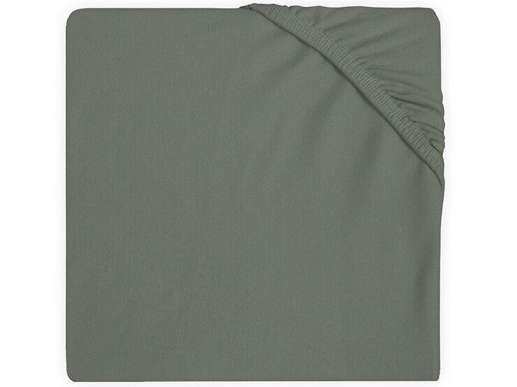 Трикотажная простыня Jollein на резинке Jersey Ash Green 40x80 Трикотажная простыня Jollein на резинке Jersey Ash Green 40x80