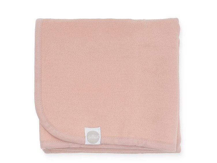 Jollein pledas lopšiui Pale Pink 100x150 1 Jollein pledas lopšiui Pale Pink 100x150 1