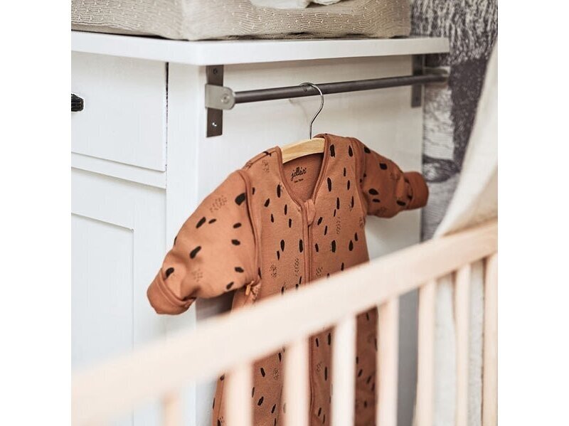 Jollein kūdikio miegmaišis su nusegamomis rankovėmis SPOT Caramel 70cm 3 Jollein kūdikio miegmaišis su nusegamomis rankovėmis SPOT Caramel 70cm 3
