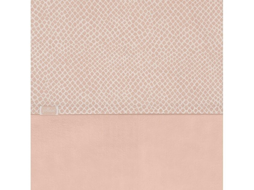Jollein užklotas anklodei Snake Pale Pink 75x100 cm. Jollein užklotas anklodei Snake Pale Pink 75x100 cm.