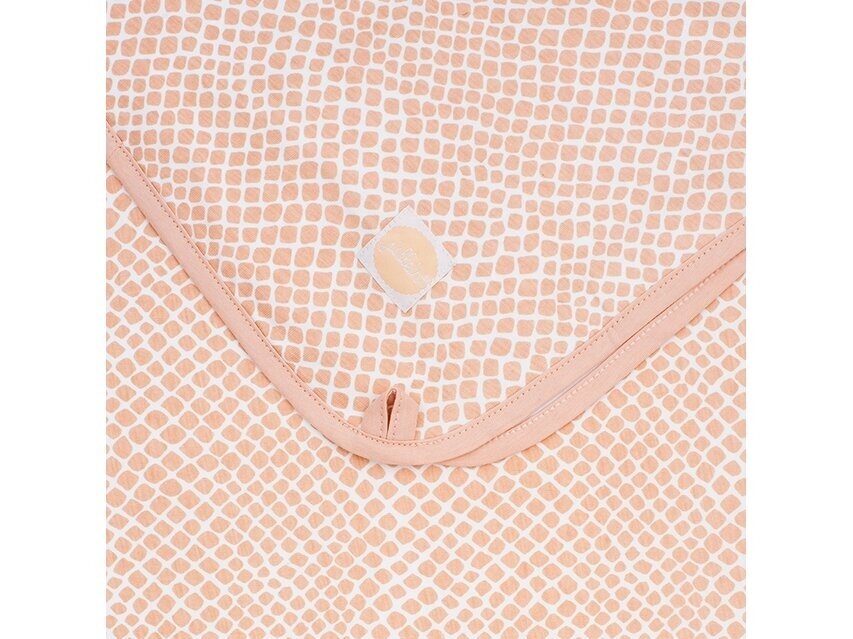 Jollein anklodė lopšiui Snake Pale Pink 75x100 Jollein anklodė lopšiui Snake Pale Pink 75x100