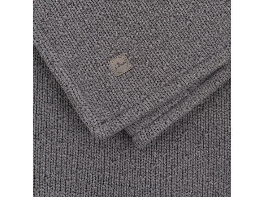 Jollein Pledas Teddy Bliss Storm Grey 75x100 cm. 1