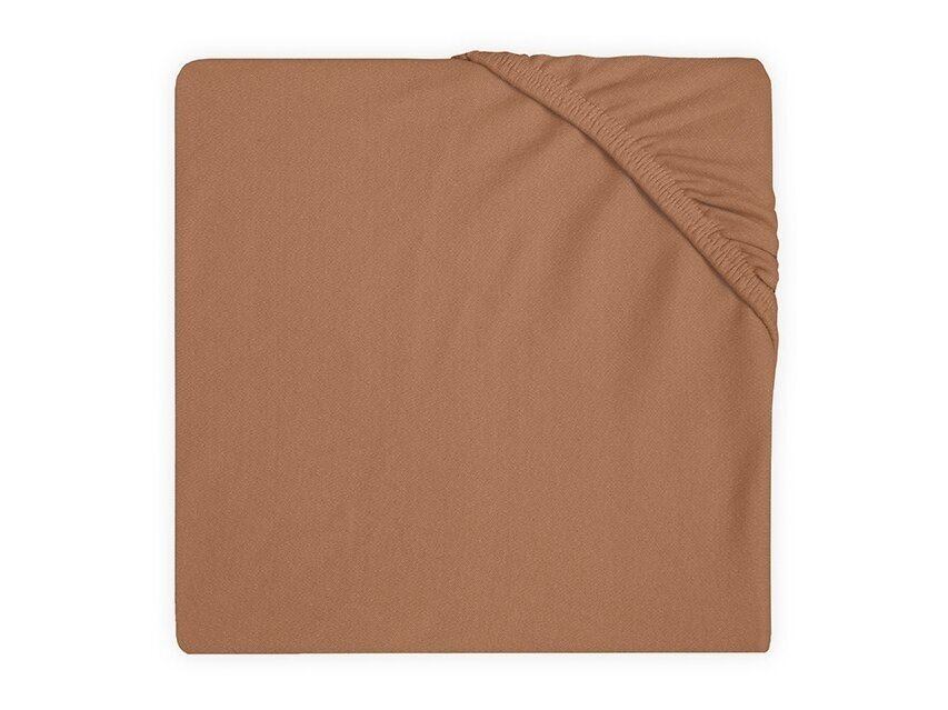 Jollein trikotažinė paklodė su guma Jersey Caramel 40x80 1 Jollein trikotažinė paklodė su guma Jersey Caramel 40x80 1