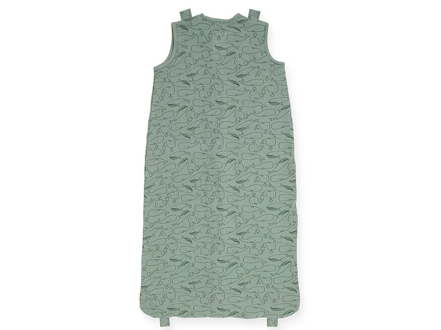 Jollein kūdikio miegmaišis 4-seasons Whales Ash Green 70 cm. 3 Jollein kūdikio miegmaišis 4-seasons Whales Ash Green 70 cm. 3