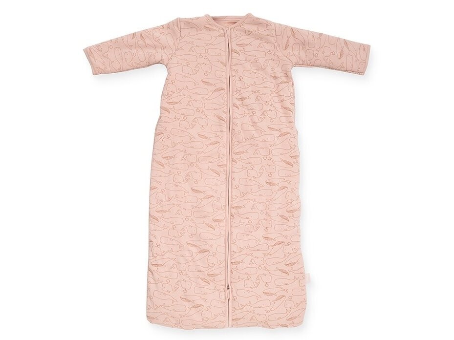 Jollein kūdikio miegmaišis 4-sezonai Whales pale pink 110cm. 1