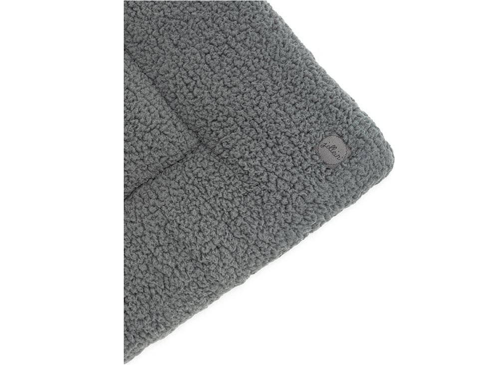Jollein žaidimų kilimėlis Teddy Storm Grey 80x 100 cm. 1 Jollein žaidimų kilimėlis Teddy Storm Grey 80x 100 cm. 1