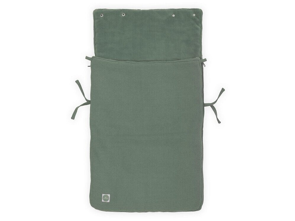Jollein Basic Knit ASH Green vokelis automobilinei  kėdutei, lopšiukui 1
