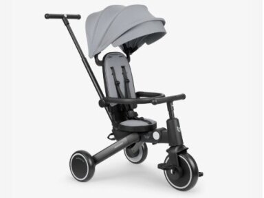 KikkaBoo triratukas Trix 8in1 Grey