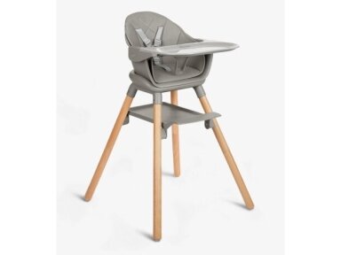 KikkaBoo Woody high chair 6in1 Grey