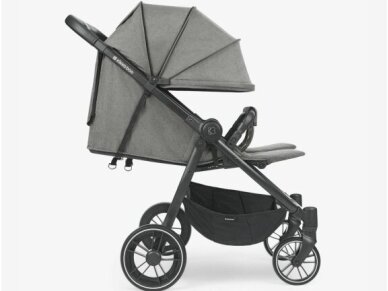 KikkaBoo sportinis vežimėlis dvynukams ir pametinukams Happy 2 Light Grey 2 KikkaBoo sportinis vežimėlis dvynukams ir pametinukams Happy 2 Light Grey 2