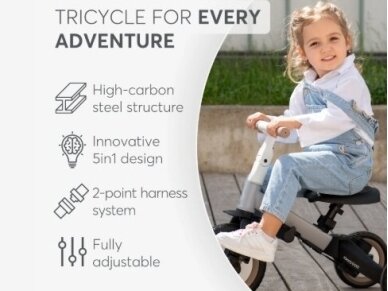 KikkaBoo Tricycle 5in1 Flip Army Green 4
