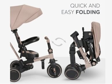 KikkaBoo triratukas 8in1 Aluma Beige 5